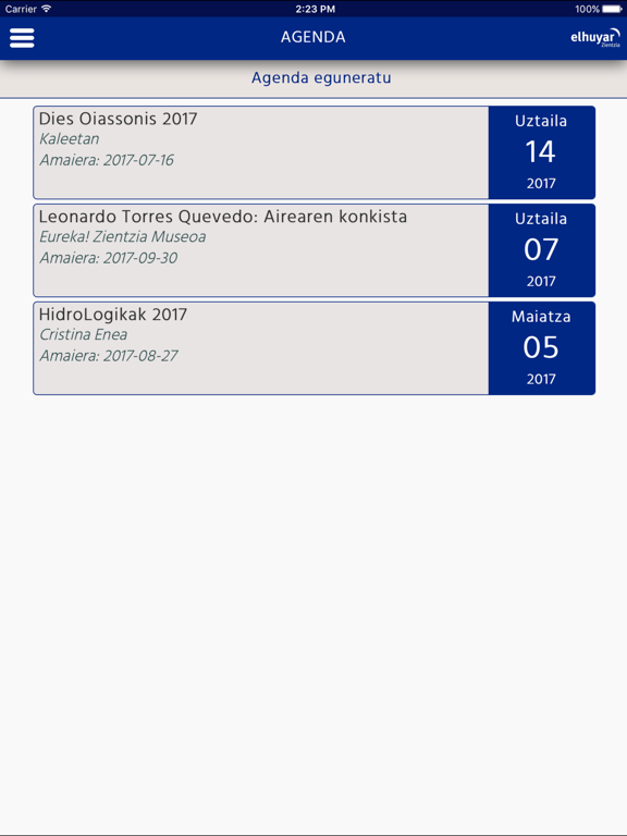 Screenshot #6 pour ZientziApp