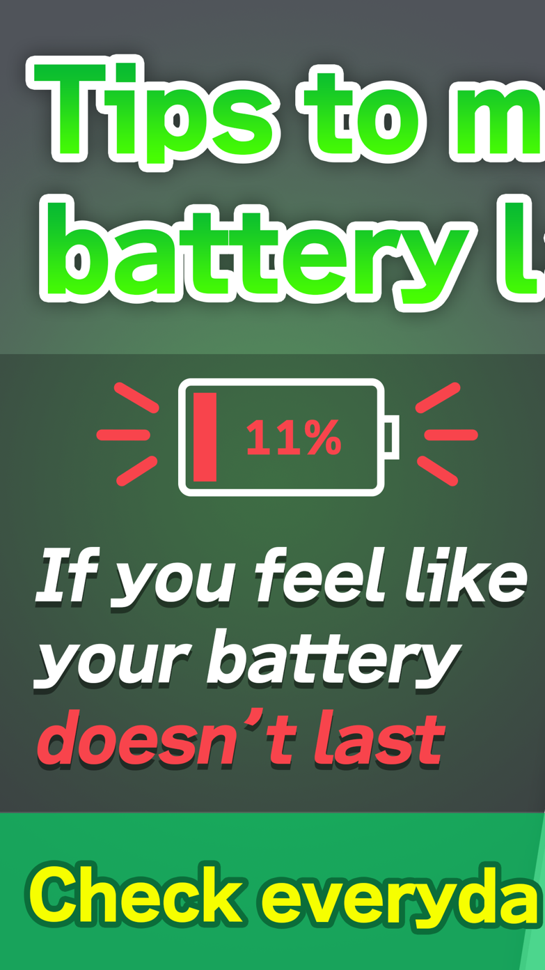 バッテリー長持ち！電池の劣化を節約,節電する充電ウィジェット App Store screenshot 1