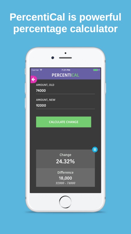 PercentiCal - Add & Deduct %