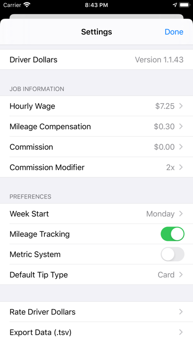 Driver Dollars iPhone screenshot 10 - Finance app