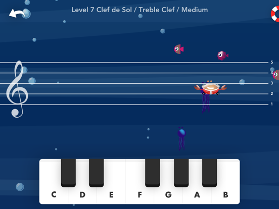 Screenshot #4 pour Music Crab : Le solfège facile