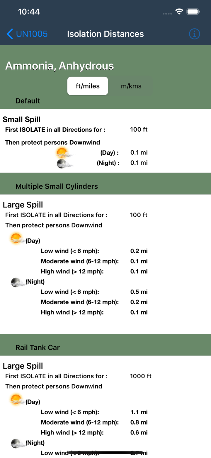 HazMat Reference screenshot 3