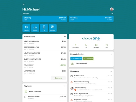 Screenshot #4 pour ChoiceOne Bank