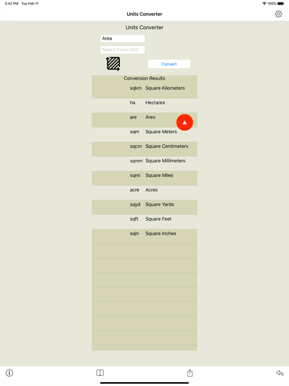 My Units Converter iPad screenshot 4 - Productivity app