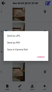 How to cancel & delete scan & search 3