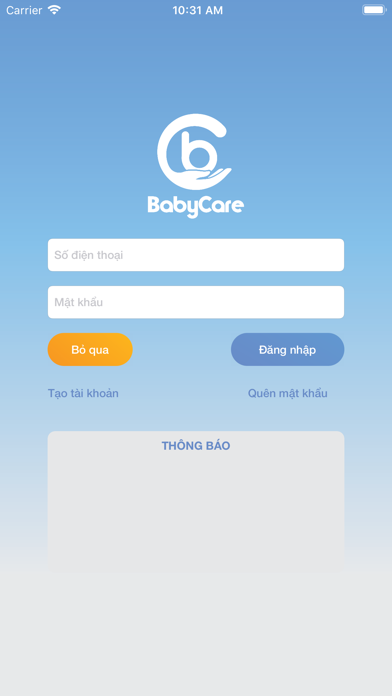 BabyCare Nhiệt kế thông minh Screenshot