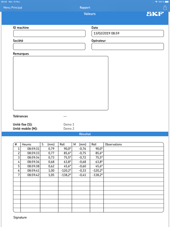 Screenshot #5 pour SKF Values