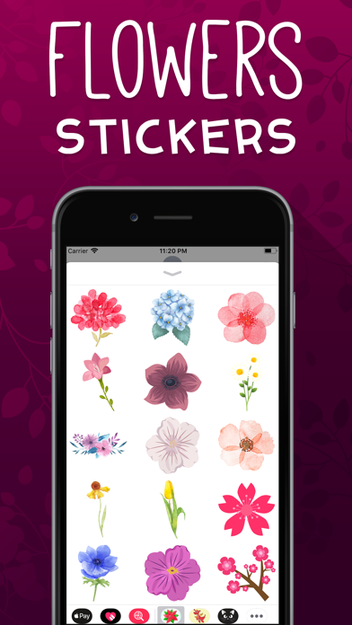 Flowers Emojis screenshot 3