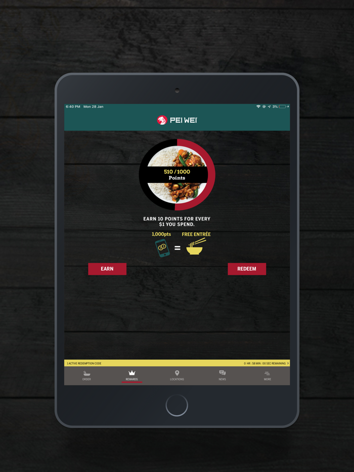 Pei Wei Online Ordering