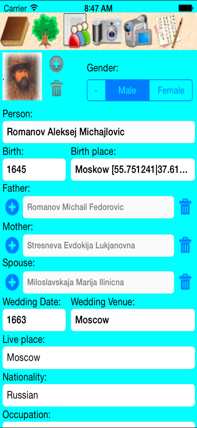 The Family Tree of Family