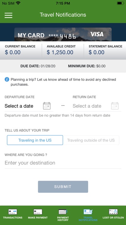 Kinzua Credit screenshot-5