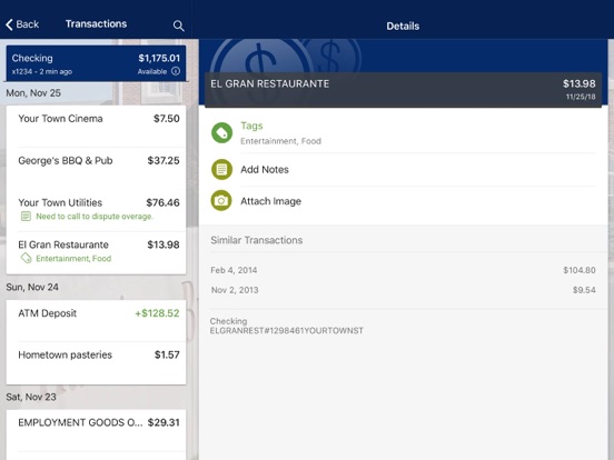 mybankhbl iPad screenshot 1 - Finance app