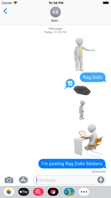 Rag Dolls Stickers Screenshot