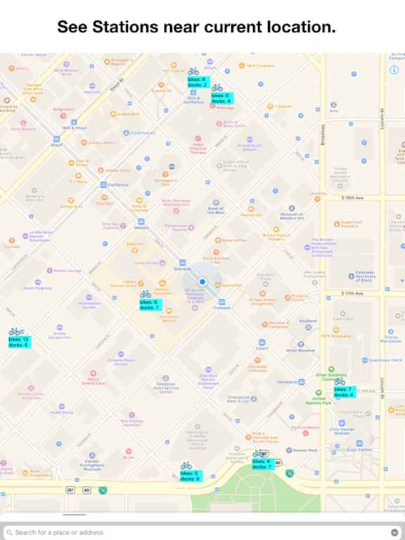 Screenshot #4 pour Bike Stations Denver
