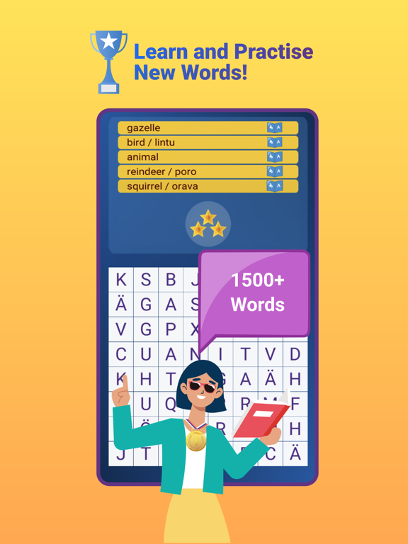 Screenshot #5 pour Finnish English Word Game