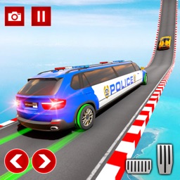 Police Limo Car Stunts Games