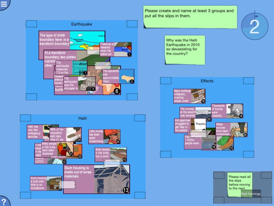 #2. Earthquake (Haiti case study) (iOS) De: Reflective Thinking