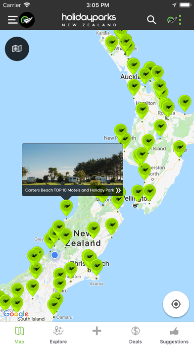 Holiday Parks NZ Screenshot