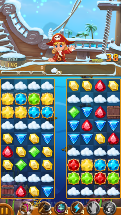 Jewels Ocean: Match3 Puzzle Screenshot