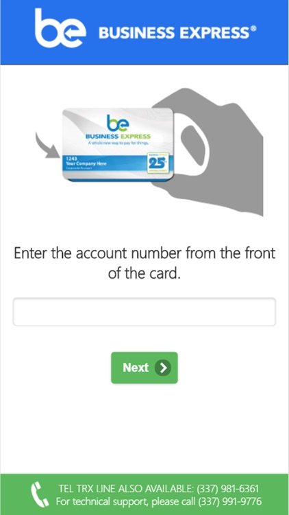 BE Transaction Terminal