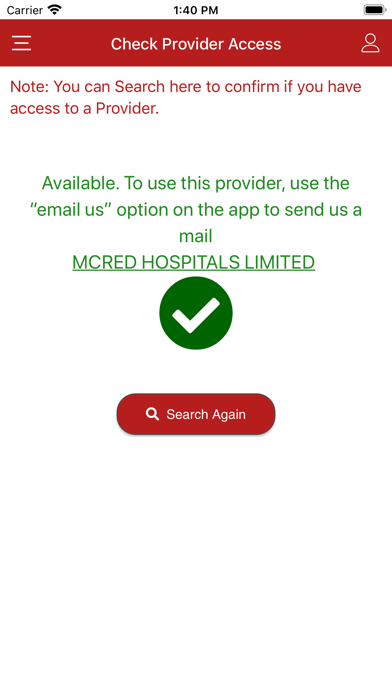 RedcareHMO Mobile Screenshot