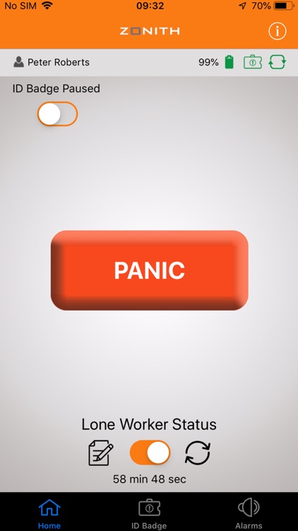 ZONITH Staff Safety App
