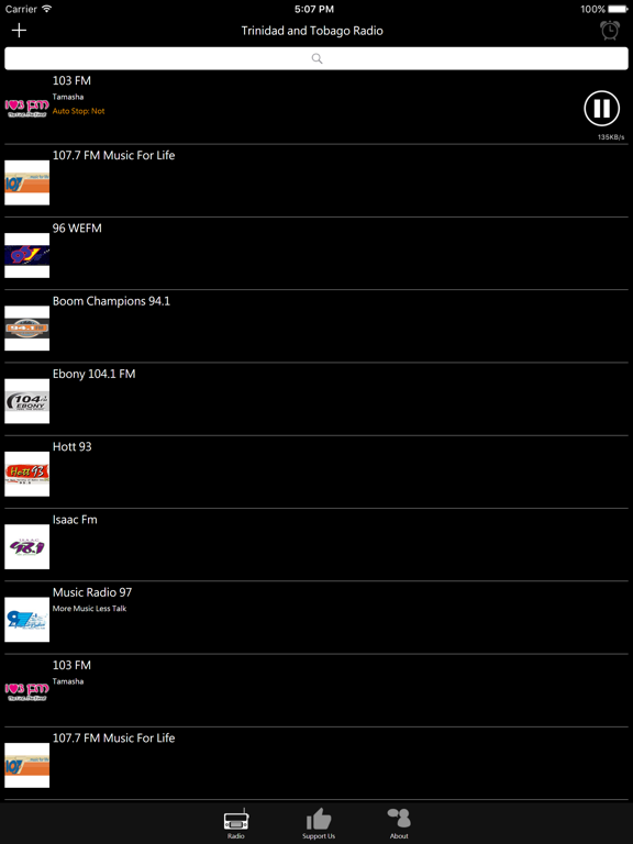 Trinidad and Tobago Radio iPad screenshot 2 - Entertainment app