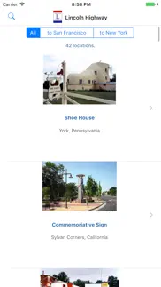 lincoln highway iphone screenshot 1