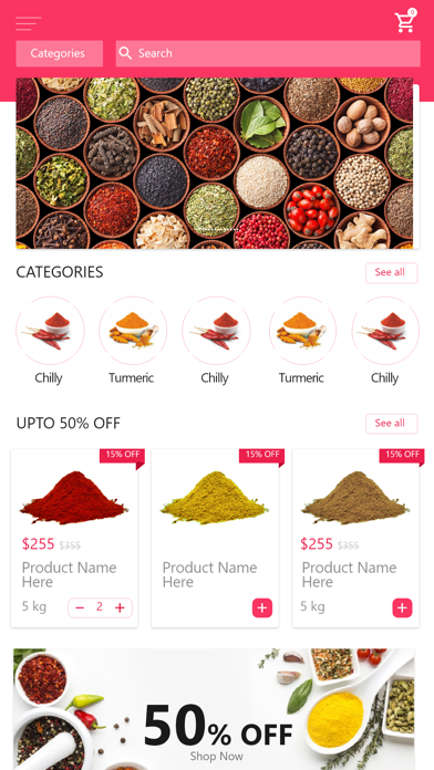 Screenshot #1 pour Balaji Masalas Ecommerce