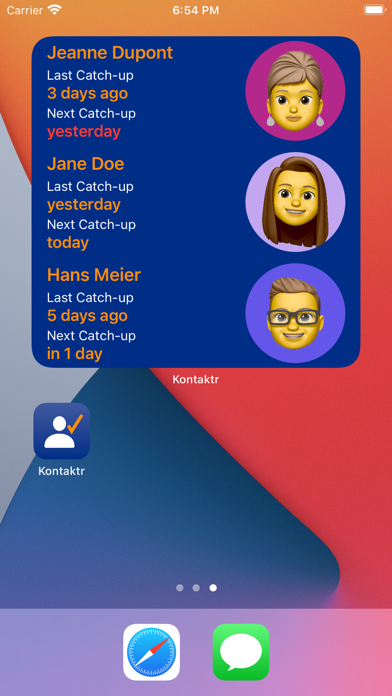 Kontaktr Screenshot