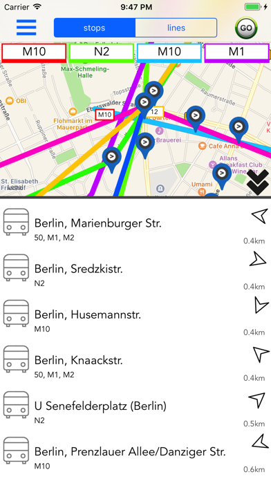 Screenshot #1 pour Berlin Public Transport Guide