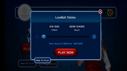 Lowball Poker Screenshot