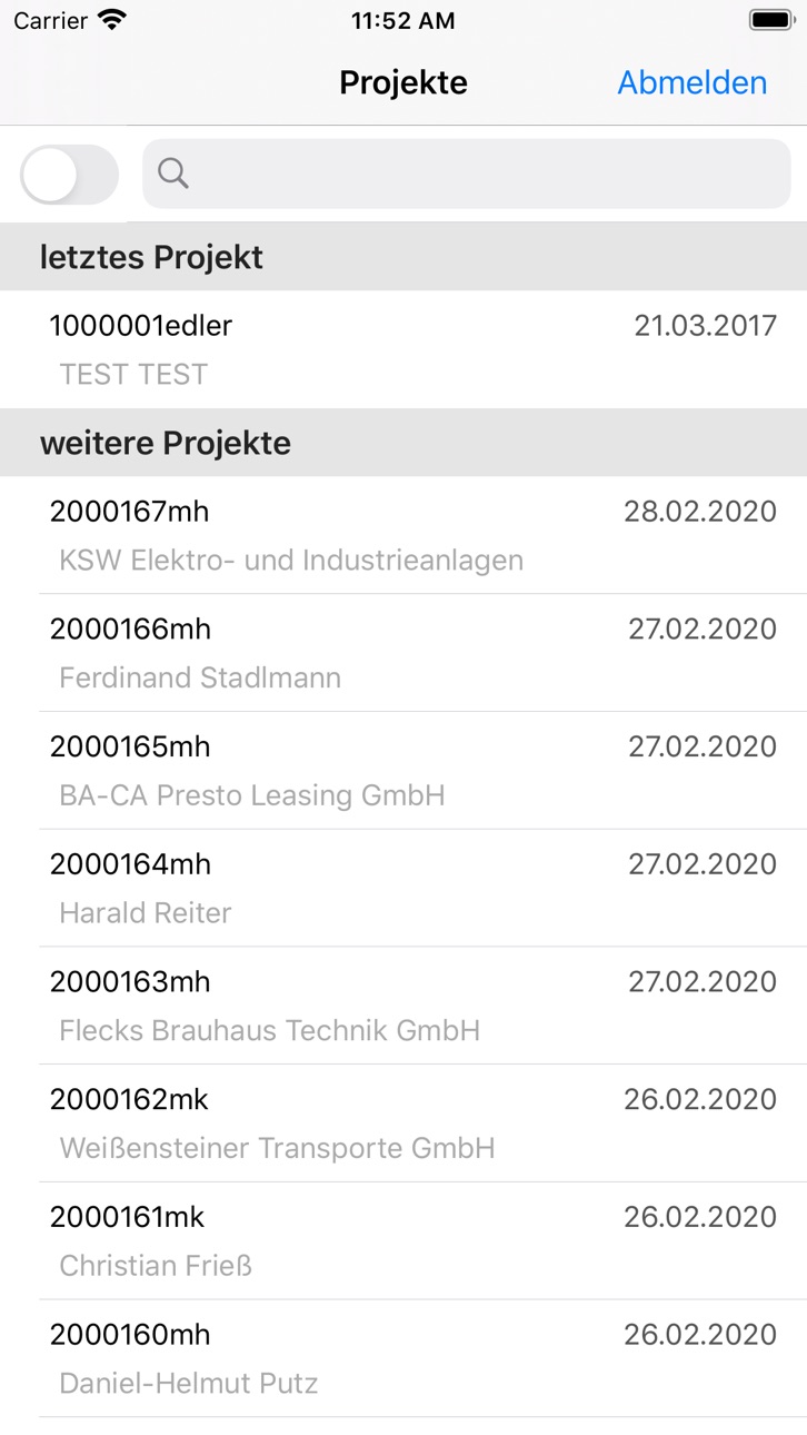 iPhone screenshot