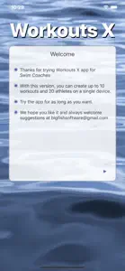 Workouts X screenshot #1 for iPhone
