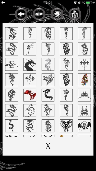 Tattoo stickers photo editor 2.0 IOS -