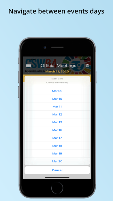 UN CSW iPhone screenshot 5 - Business app