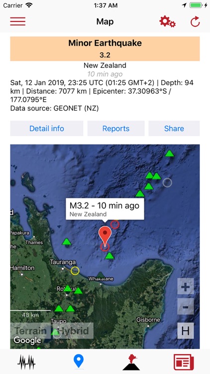 Volcanoes & Earthquakes screenshot-3