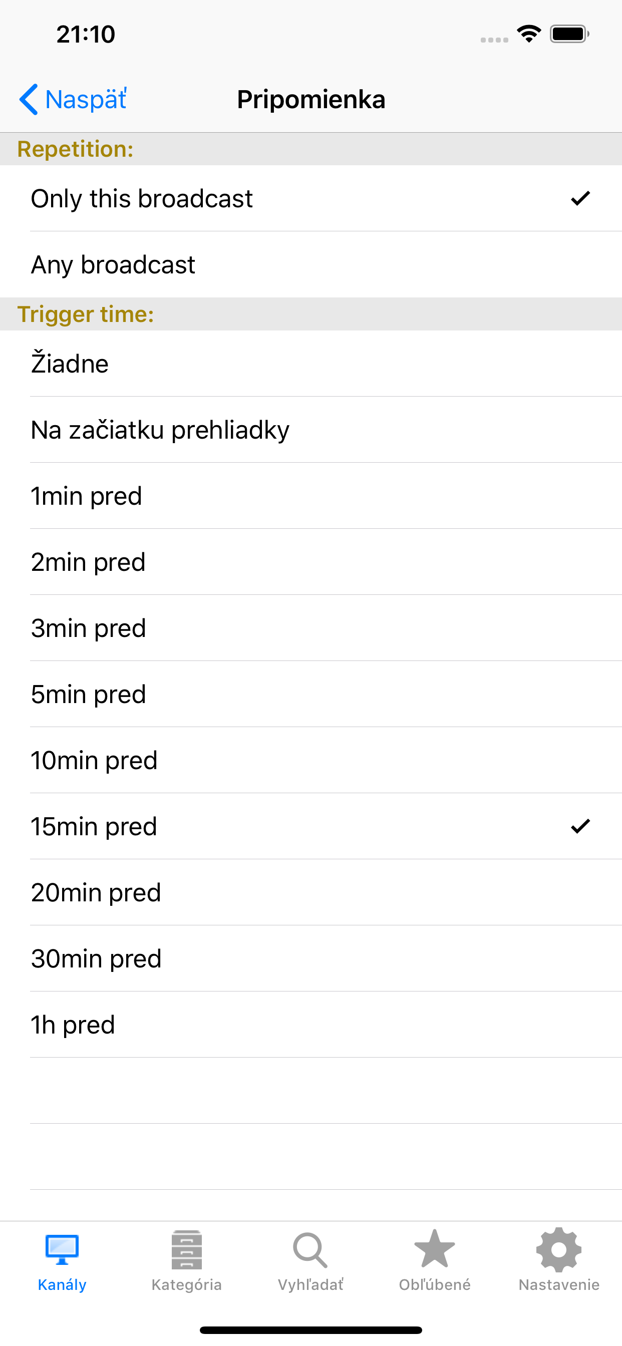 Slovak TV+ screenshot 3