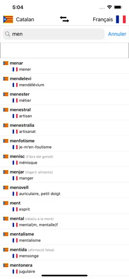 Game screenshot Dictionnaire Catalan-Français mod apk