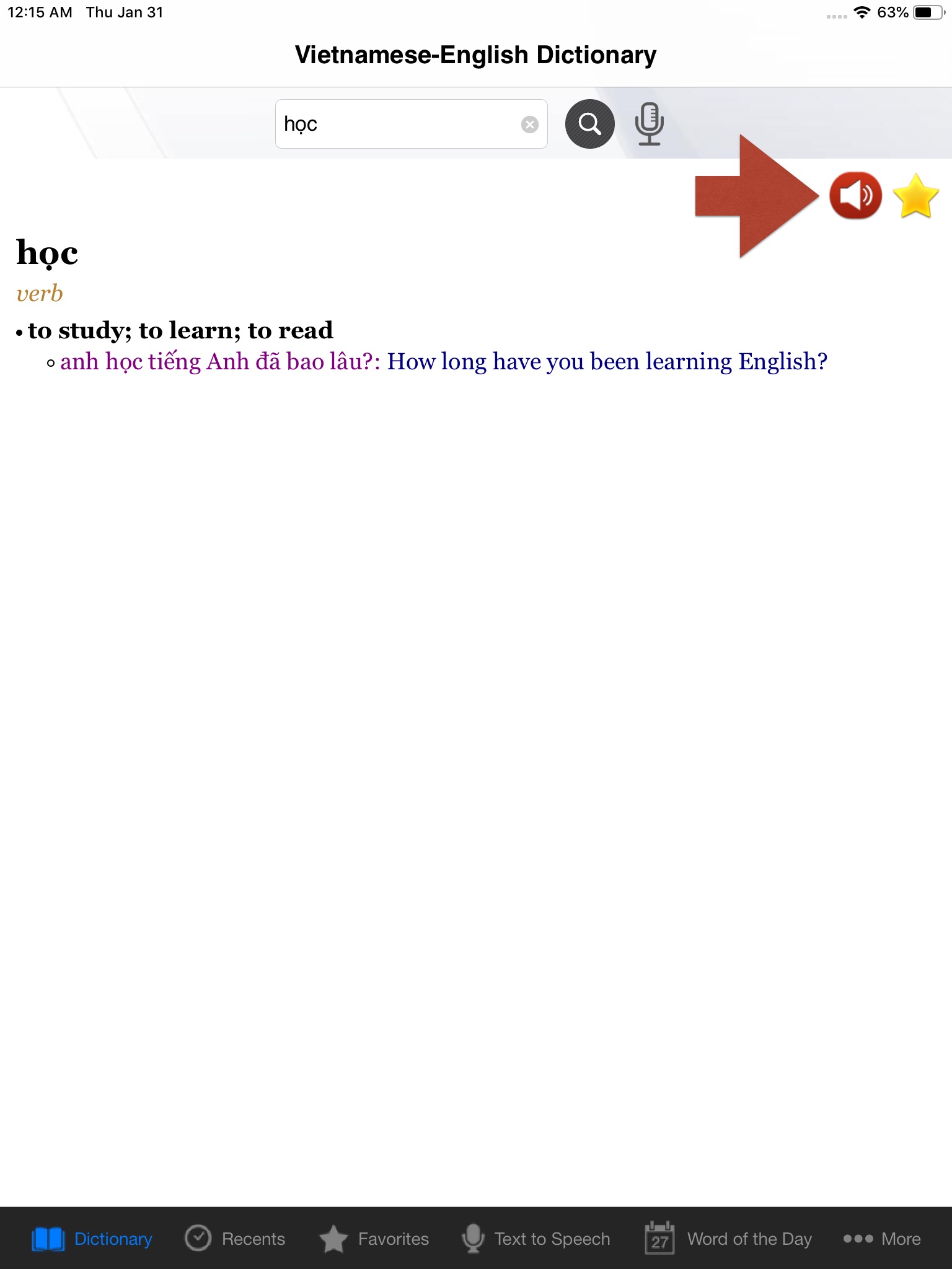 Vietnamese-English Dictionary+ screenshot 2