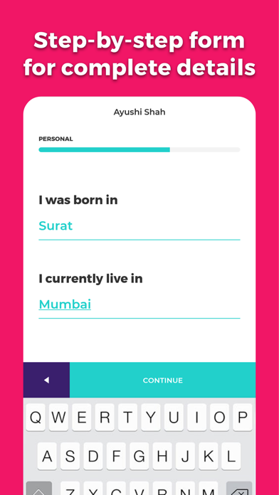 Firstep Marriage Biodata Maker Screenshot