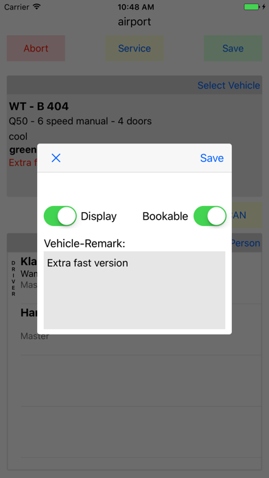 Car Booking Screenshot