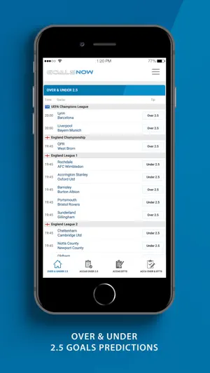 GoalsNow screenshot 2