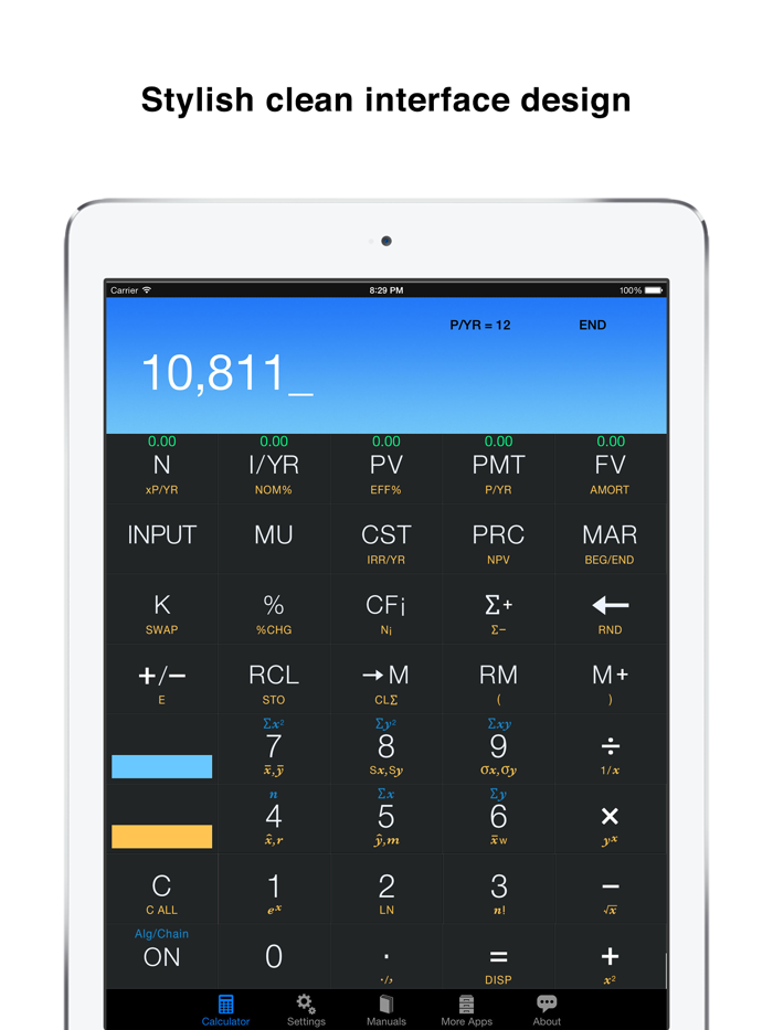 10bii Financial Calculator