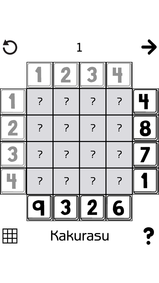 Kakurasu (5x5 - 10x10 Grids) - 1.0 - (iOS)