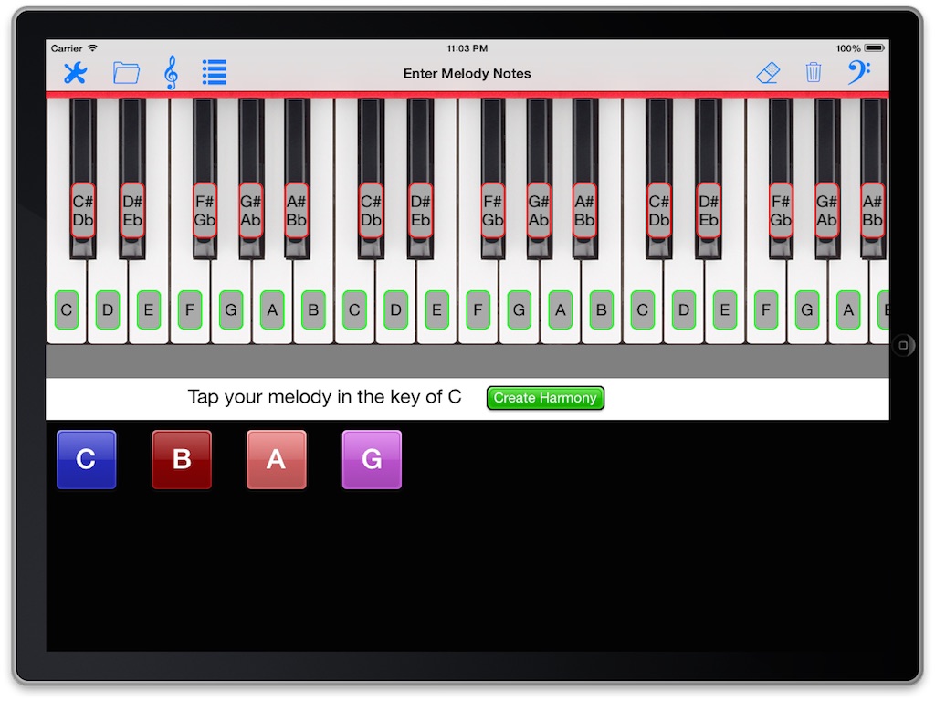 Piano HarmonyPRO Midi Studio screenshot 2