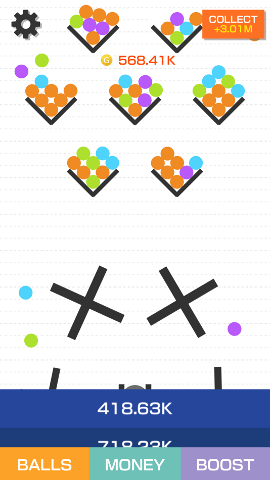 #4. Idle Ball (iOS) 由: Geisha Tokyo Inc.
