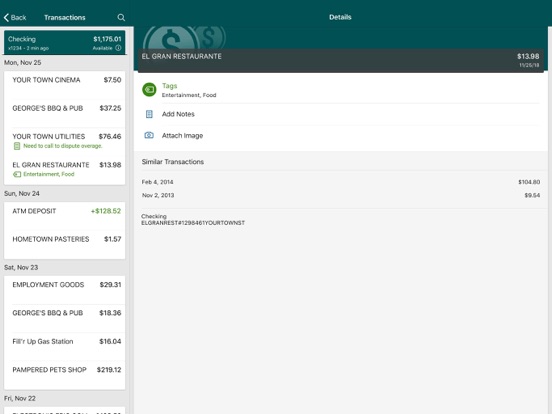 Gather Mobile iPad screenshot 2 - Finance app