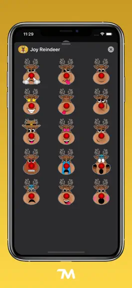 Game screenshot Joy Reindeer Stickers hack