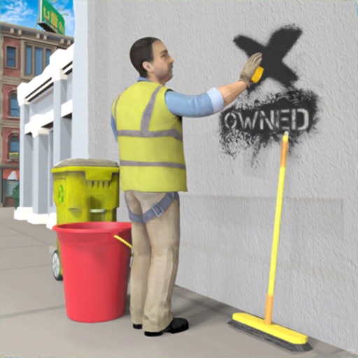 Janitor Life Sim: Clean Roads Icon